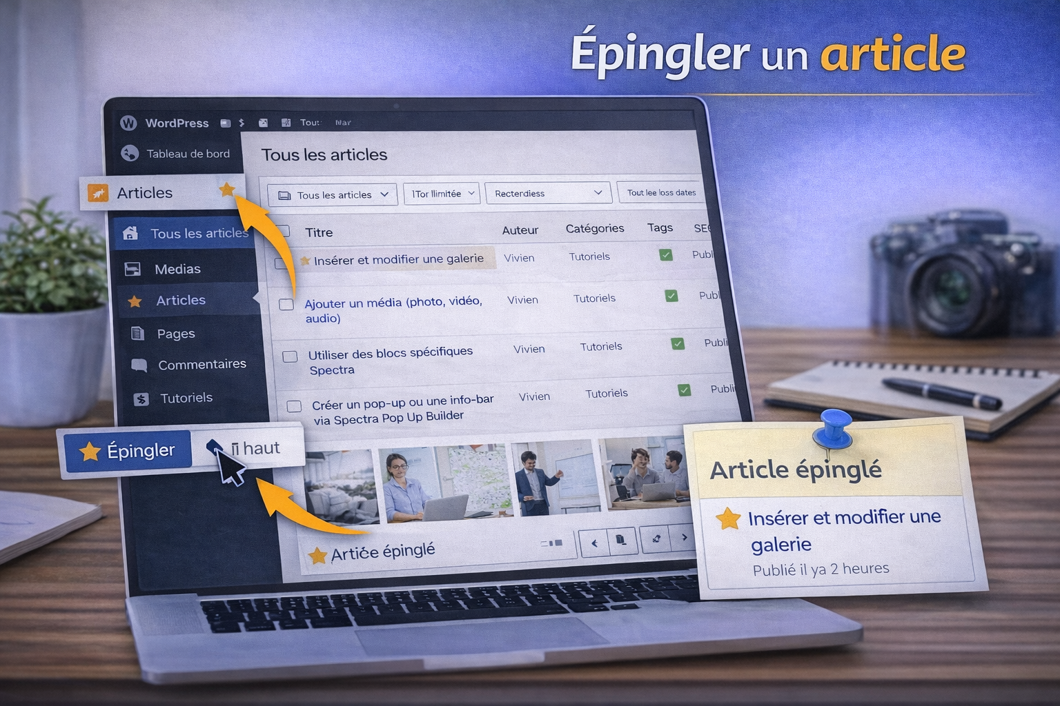 Épingler un article