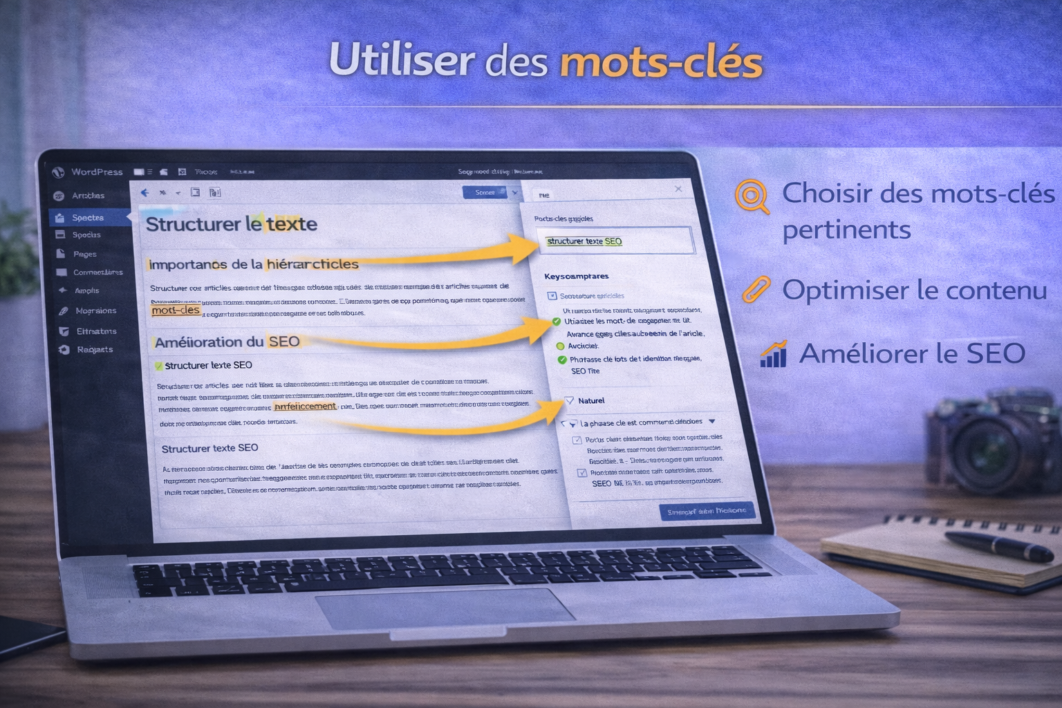 Utiliser des mots-clés