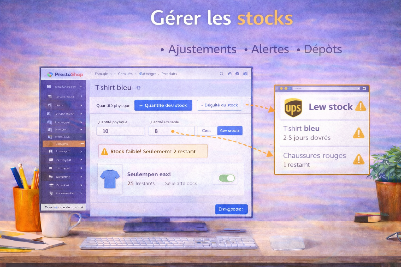 Gérer les stocks