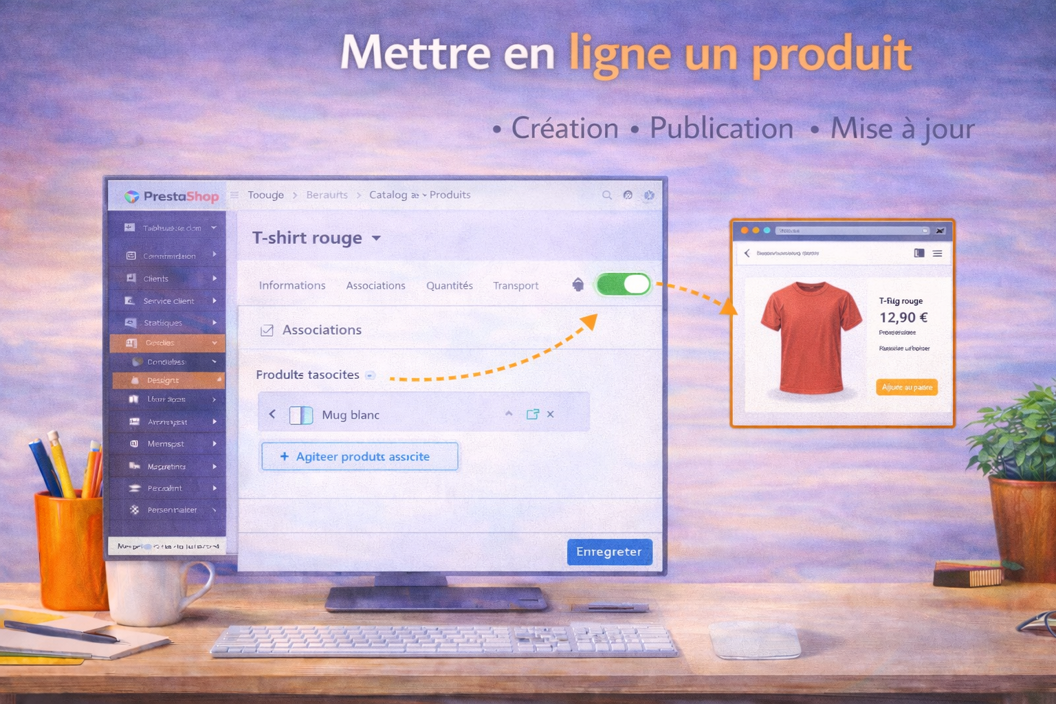 Mettre en ligne un produit