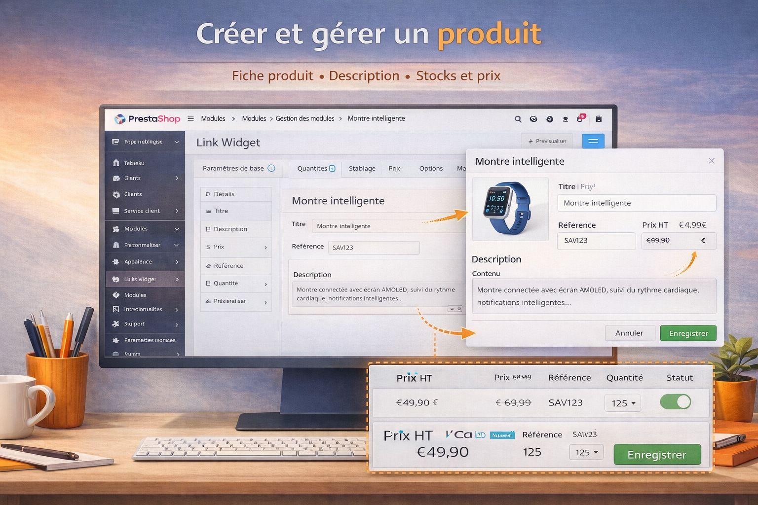Créer et gérer un produit