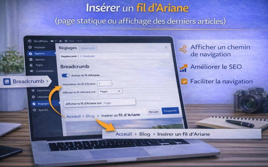 Insérer un fil d’Ariane dans WordPress