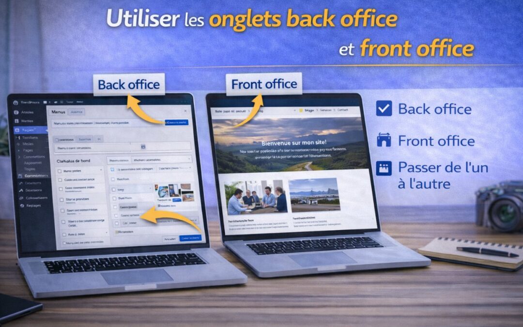Utiliser le back office et le front office dans WordPress