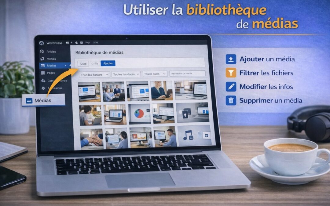 Utiliser la bibliothèque de médias dans WordPress