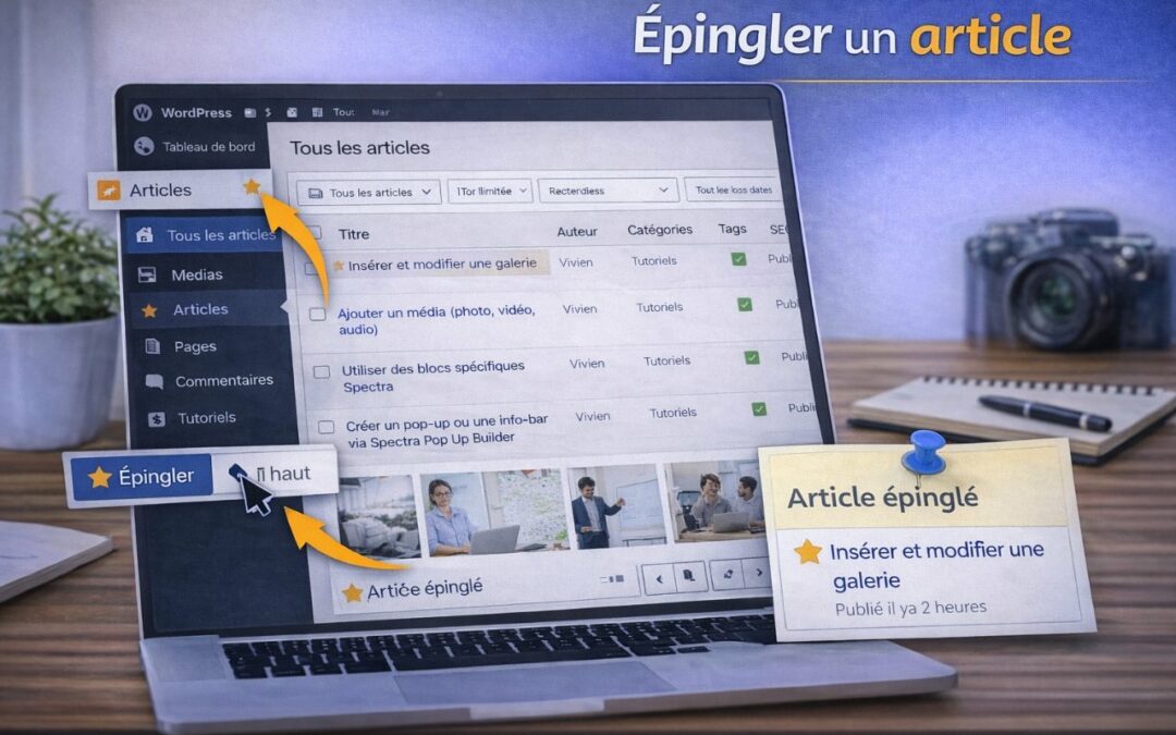 Épingler un article dans WordPress