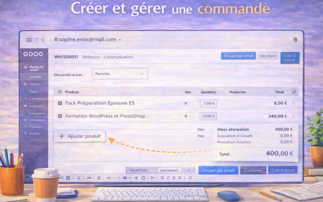 Créer et gérer une commande dans PrestaShop