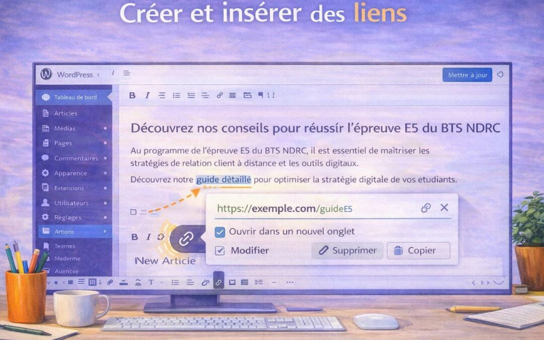 Créer et insérer des liens dans PrestaShop