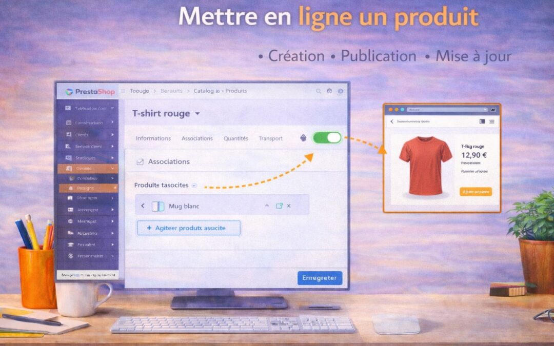 Mettre en ligne un produit dans PrestaShop
