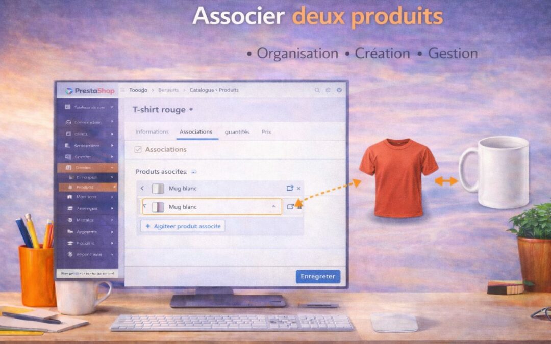 Associer deux produits dans PrestaShop (produits associés)
