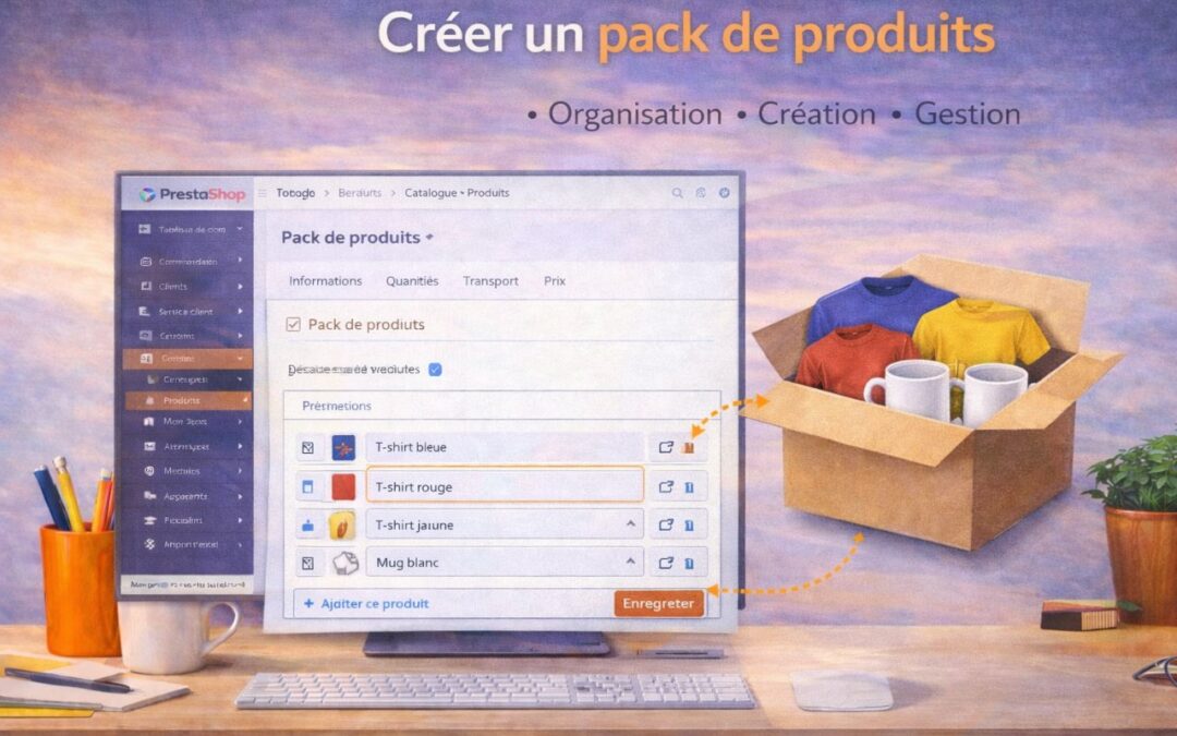 Créer un pack de produits dans PrestaShop