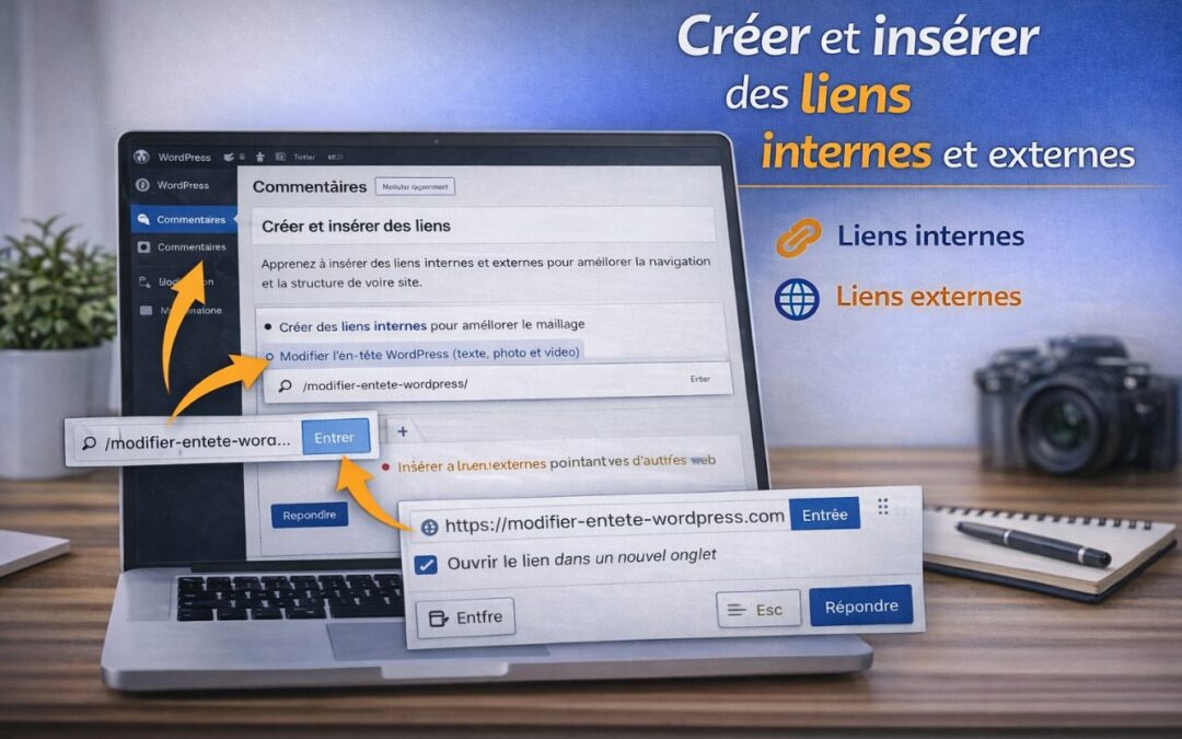 Créer et insérer des liens internes et externes dans WordPress