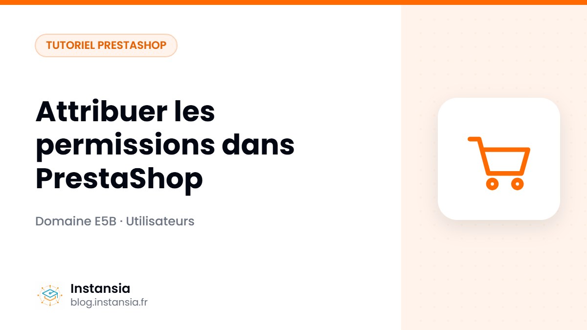 Attribuer les permissions dans PrestaShop