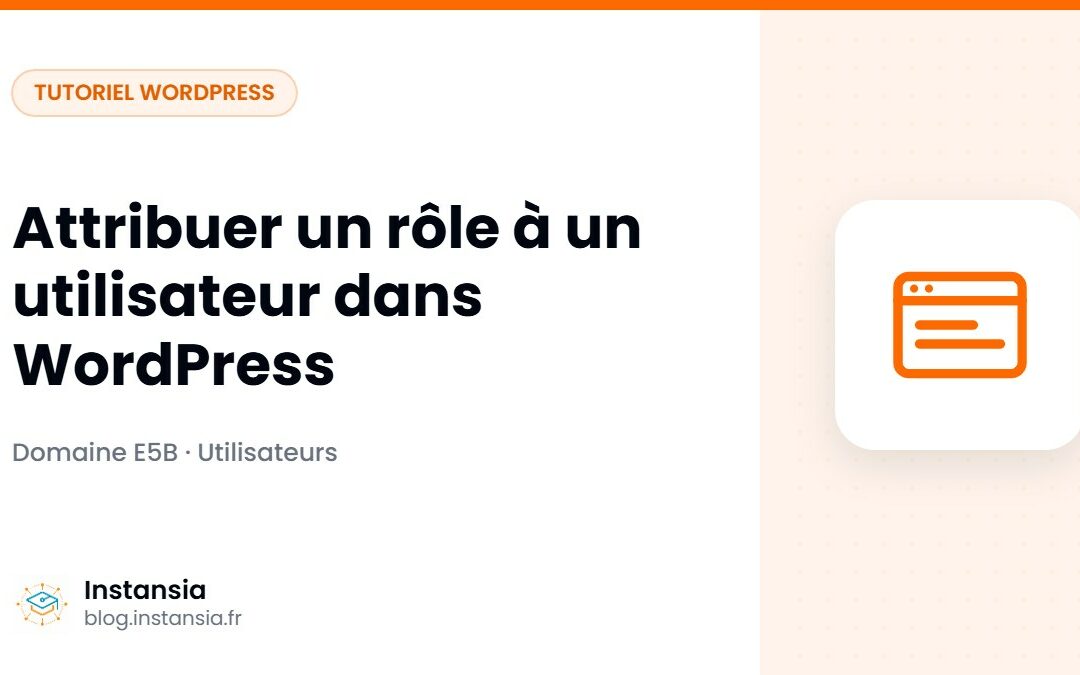 Attribuer un rôle à un utilisateur dans WordPress