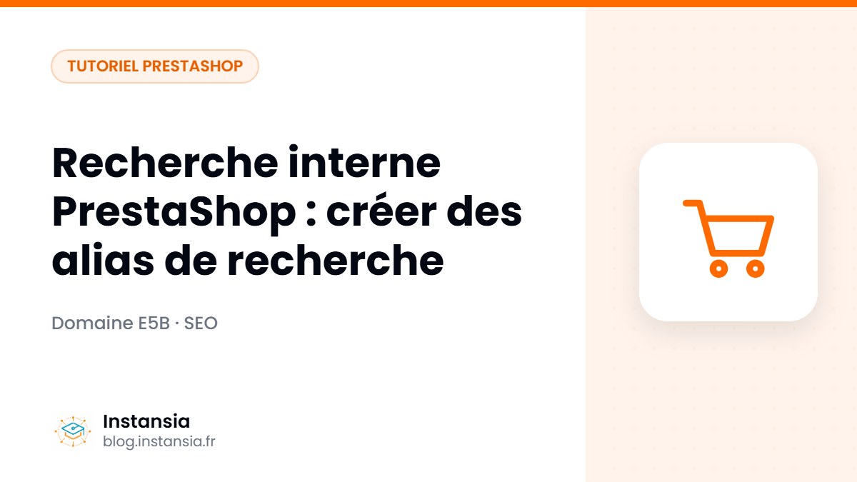 Recherche interne PrestaShop : créer des alias de recherche
