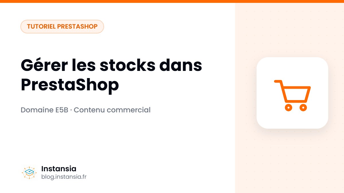 Gérer les stocks dans PrestaShop