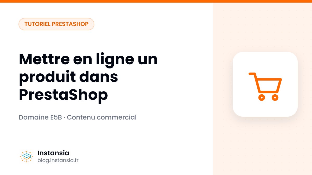 Mettre en ligne un produit dans PrestaShop
